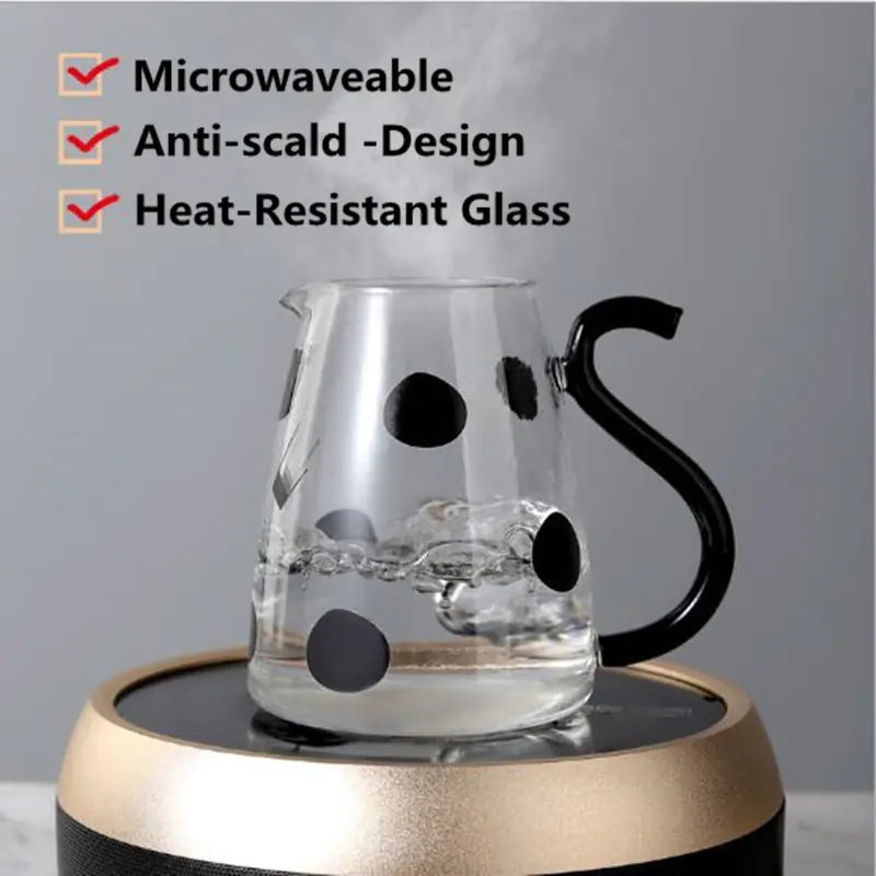 Cow Heat-Resistant Glass Jug