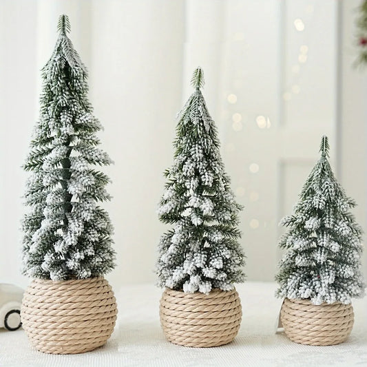 Mini Christmas Artificial Small Snow Pine Xmas