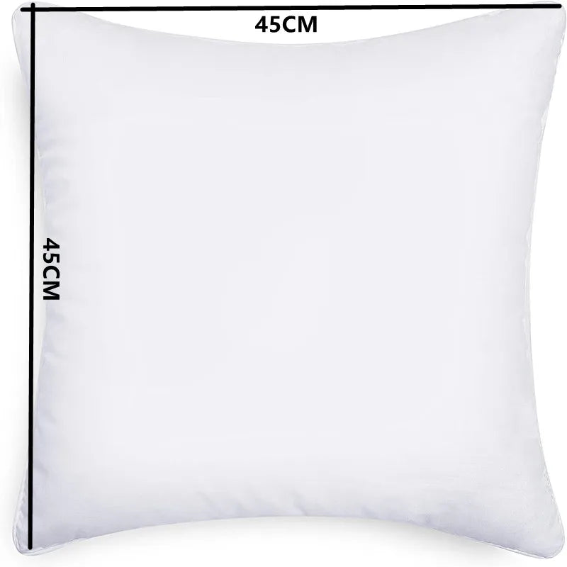 45x45cm Throw Pillow Insert Premium Soft Cotton