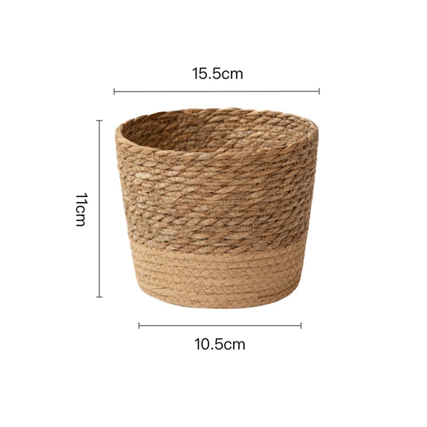 Straw Weaving Flower Plant Pot Basket