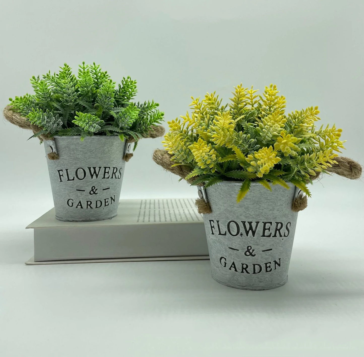 Artificial Flowers Simulated Eucalyptus Lavender Potted Plant For Decorating Home