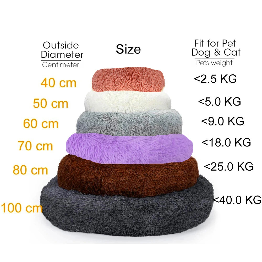 40-90cm Round Pet Bed